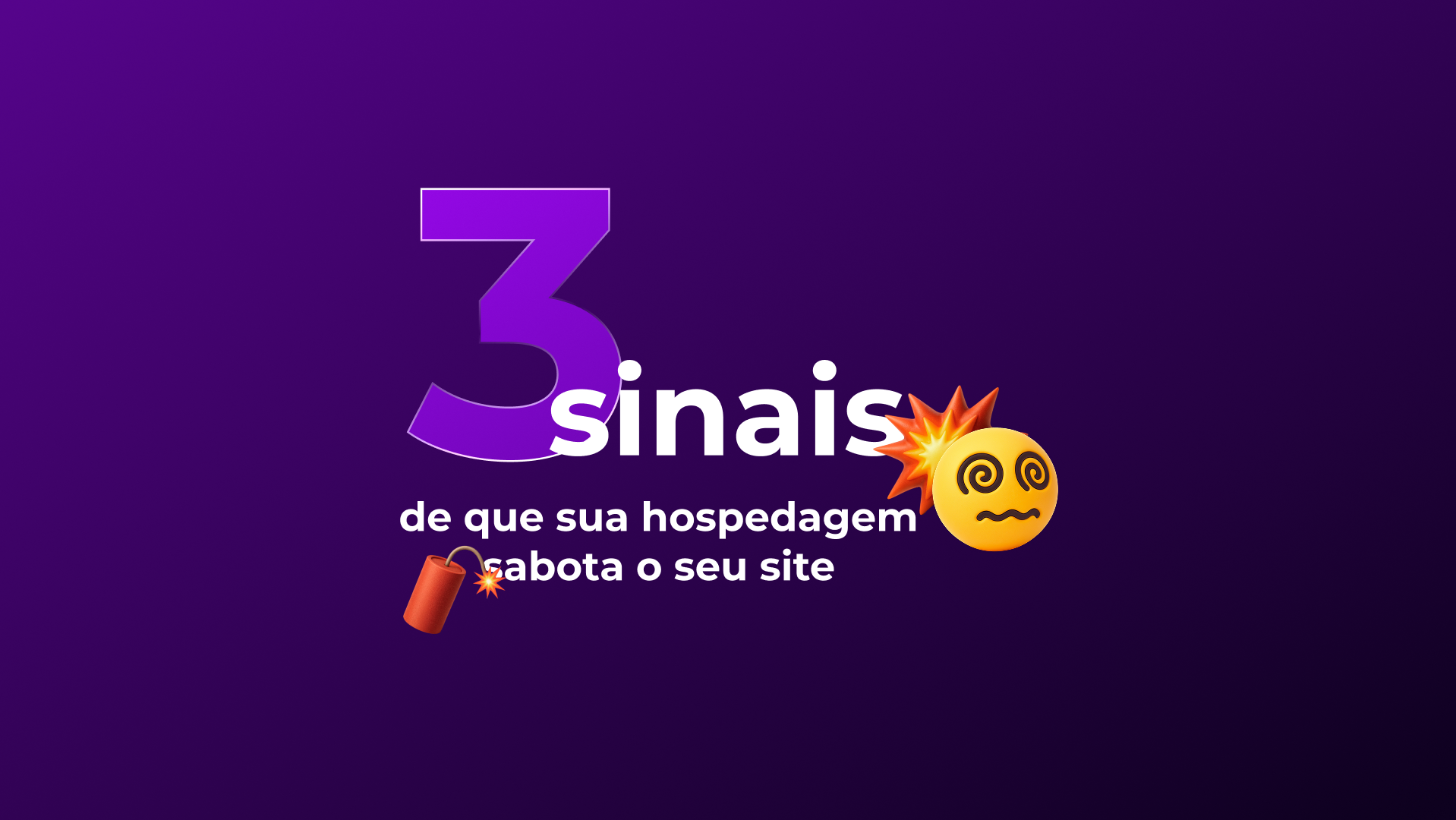 3 Sinais de que sua hospedagem sabota o seu site